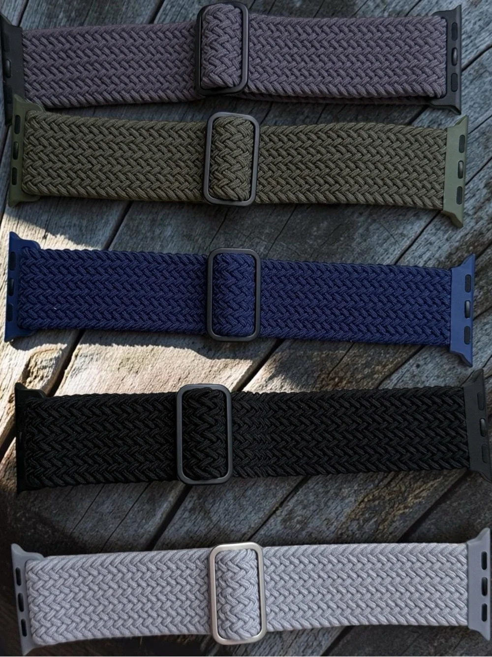Braided Elastic Watch Bands - Multiple Colors
